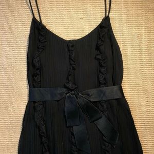 Vintage Bill Blass Black Cocktail Slip Dress 1970s